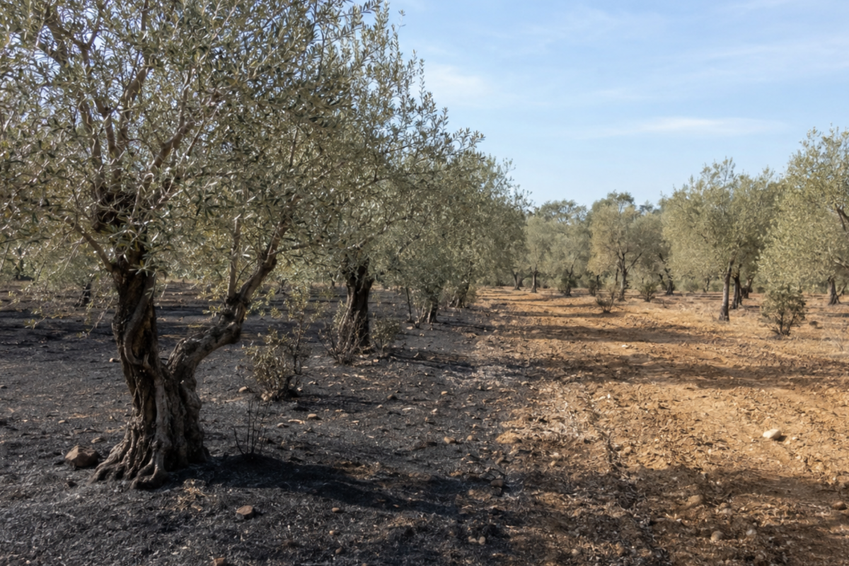 Cómo prevenir incendios en el olivar durante el verano